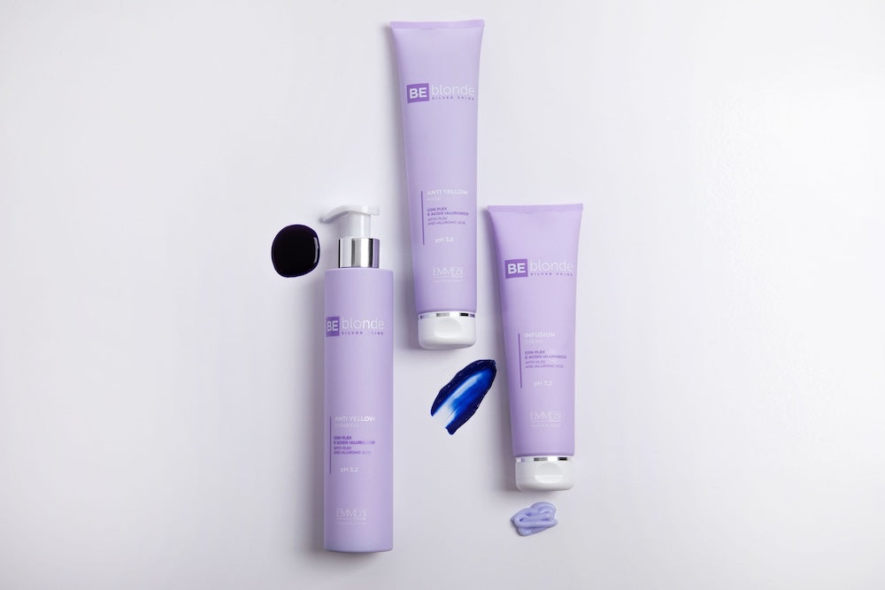 Completa il servizio con Be Blonde Silver Shine