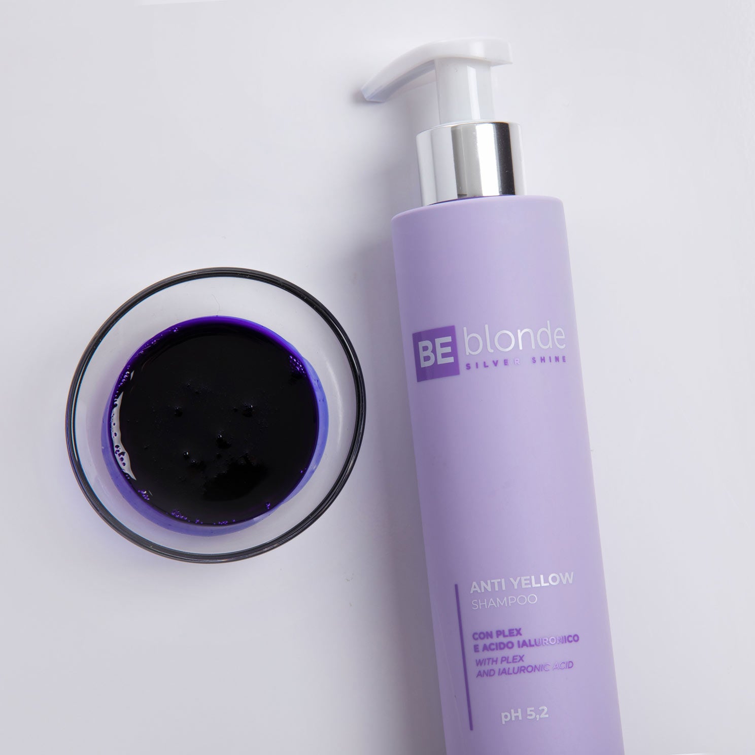 Shampoo viola antigiallo